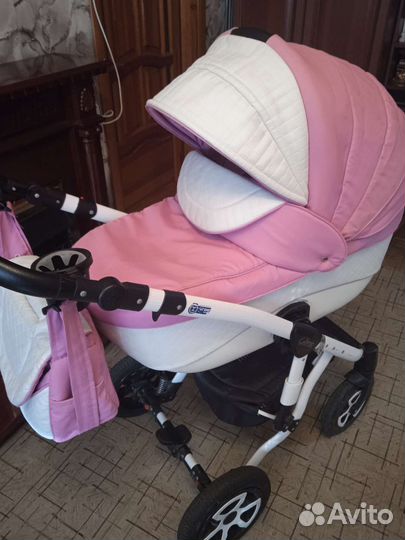 Коляска 2 в 1 + авто люлька от 0 мес