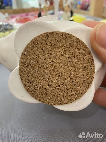 Ароматическая свеча в гипсовом кашпо