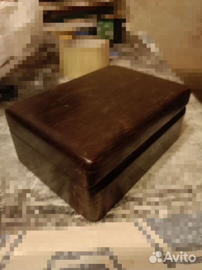 Антикварные гирьки в футляре с пинцетом