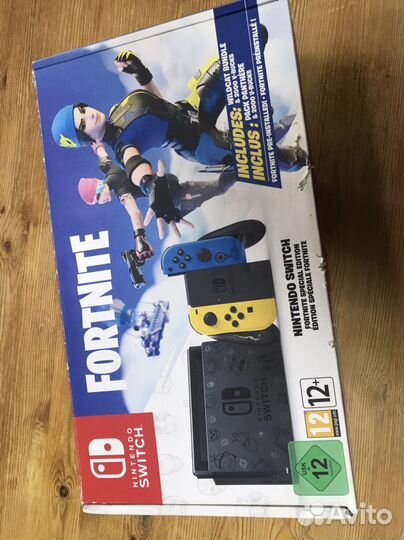 Nintendo switch fortnite edition 256gb чипованная