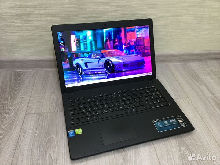 Ноутбук Asus X552C 2 ядра/4 Гб/SSD+HDD/ GT710
