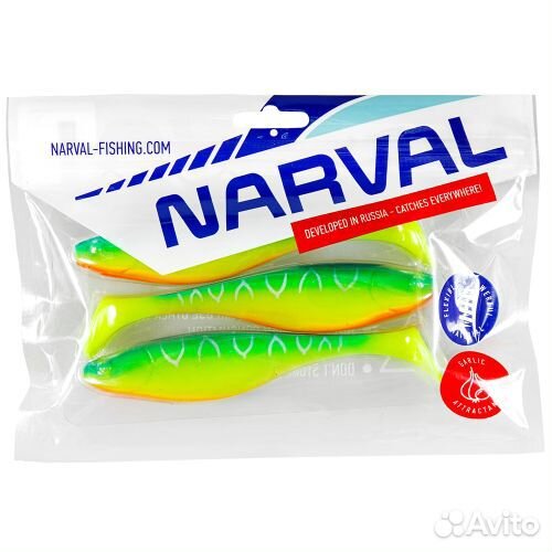 Силиконовая приманка Narval Commander Shad 12cm