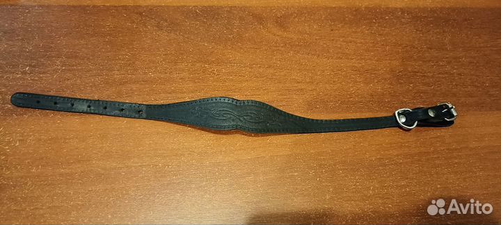 Ошейник кожаный