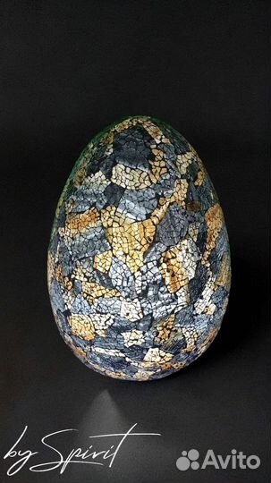 Светильник Яйцо Черное Золото