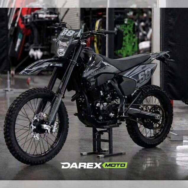Мотоцикл Эндуро Hammer Wolf 68 серый