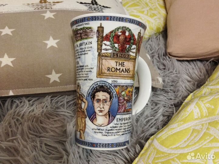 Кружка подарочная, костяной фарфор