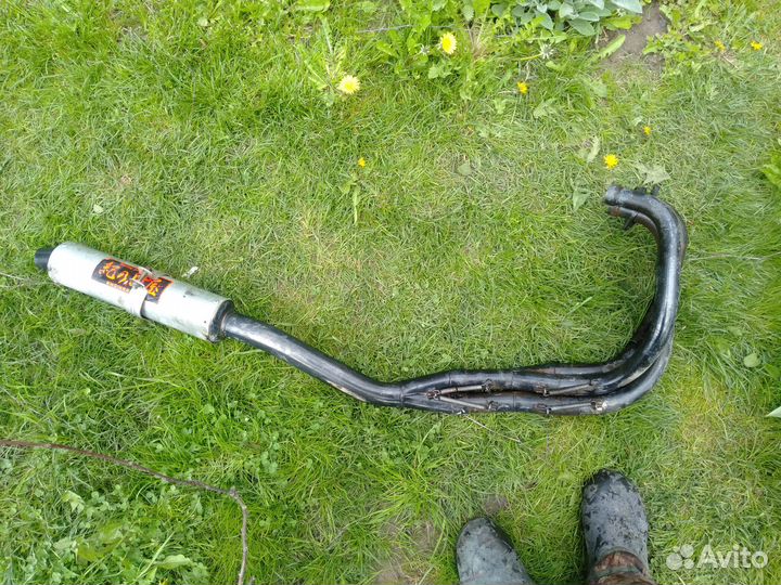 Глушитель в сборе Ямаха 400