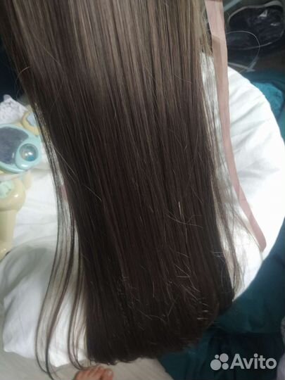 Волосы на ленте