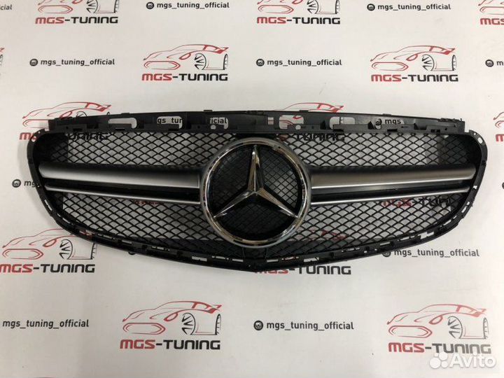 Решетка на Mercedes e-class 212 в стиле e63 chrome