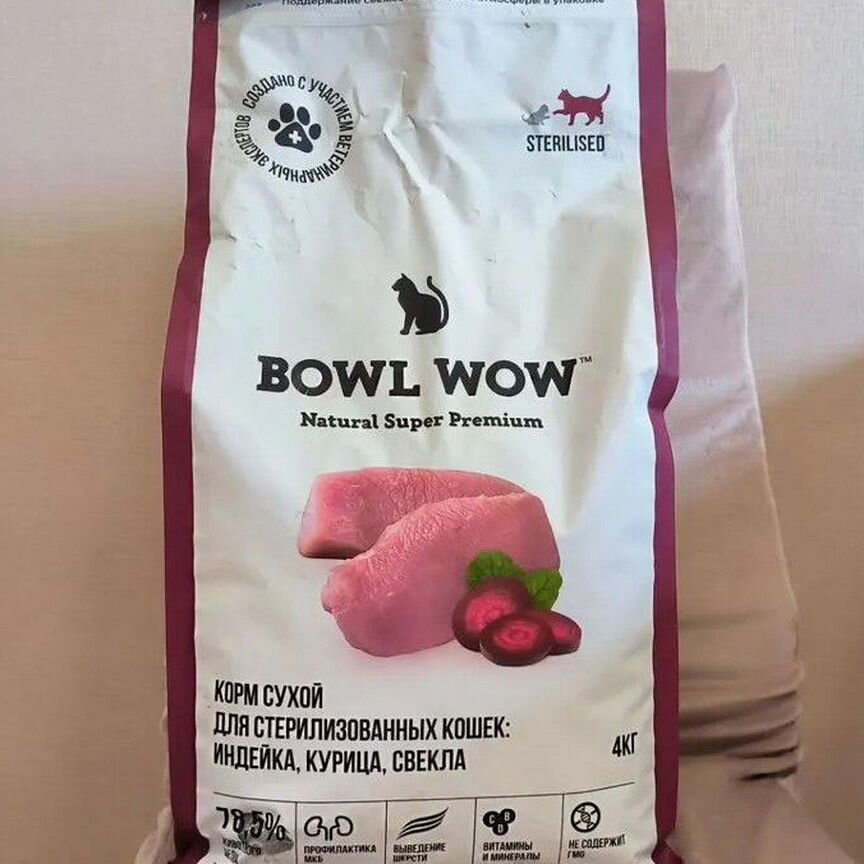 Корм для кошек bowl wow