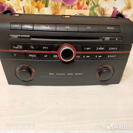 Штатная магнитола mazda