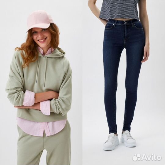 Новые джинсы и худи Uniqlo 42 XS