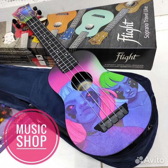 Укулеле сопрано flight toxic от Алёны Швец новая