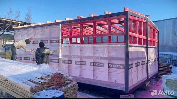 Модульный дом бытовка лофт