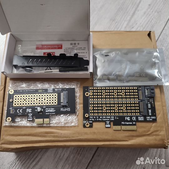 Pci-e m2 ssd nvme адаптер