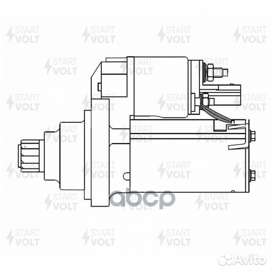 Стартер для а/м VAG Octavia A5 (04) 1.6i/Octavia