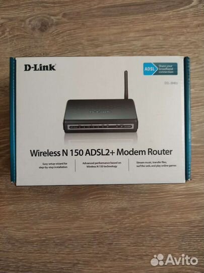 Wi-Fi роутер D-link DSL-2640U