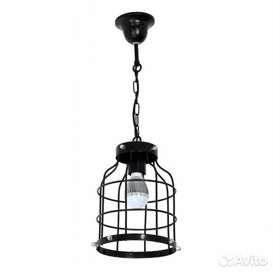 Люстра подвесная металл в прихожую лофт Польша