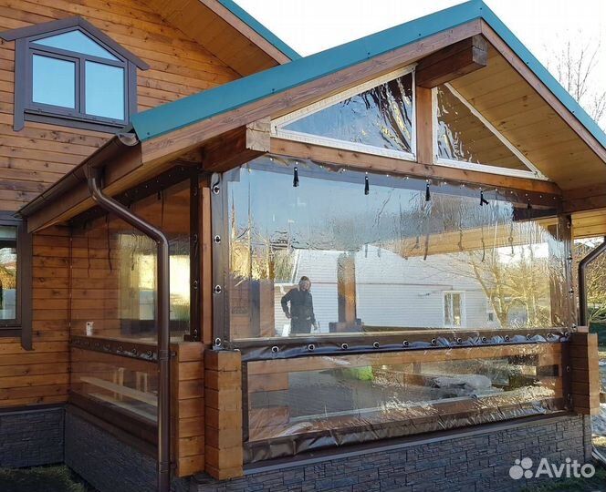 Пленка для мягких окон в отрез, производство окон