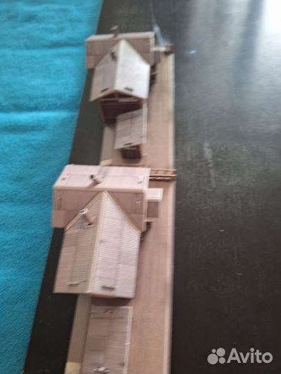 Модель железной дороги полустанок 1/87