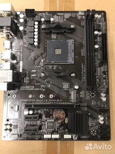 Мтеринская плата gigabyte a320m-s2h v2