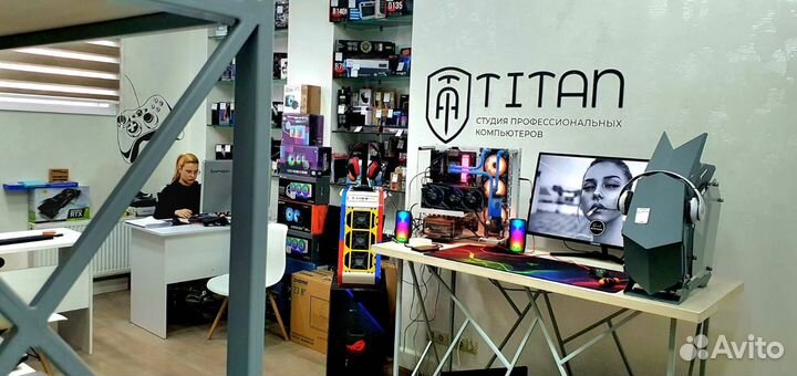 Игровой компьютер i3 12100F/SSD 512Gb/RTX 3050