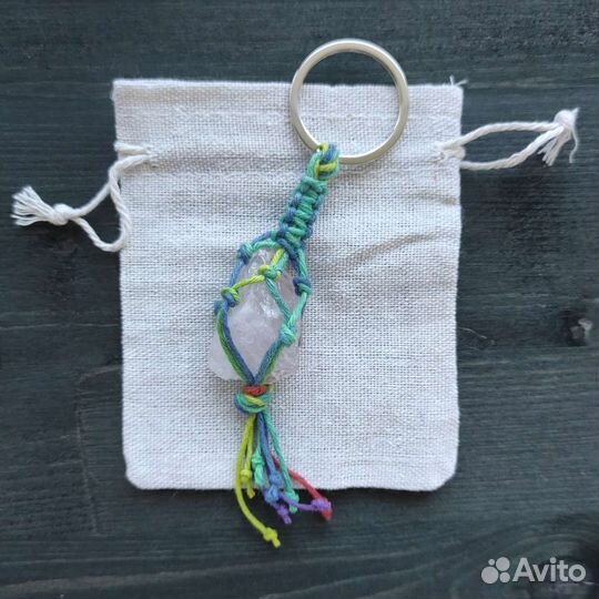 Брелок с натуральным камнем