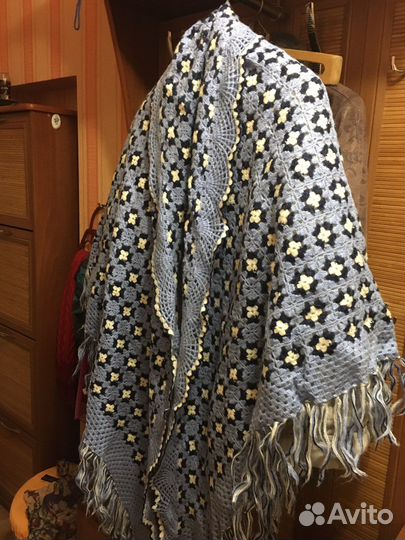 Платок шаль шерсть