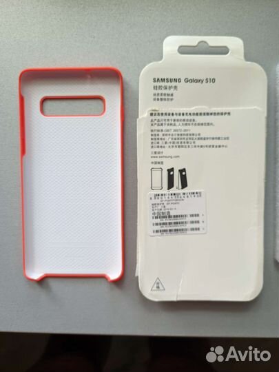 Чехол Silicone cover на Samsung S10