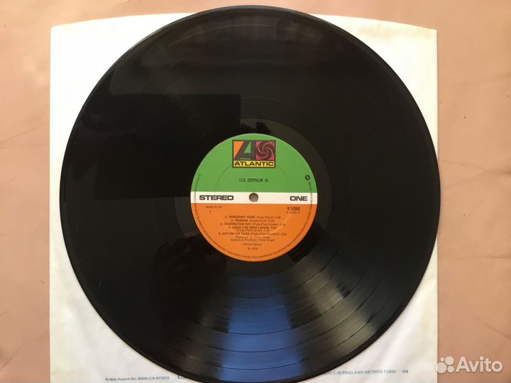 LED Zeppelin III ;1970;EX;A7/B4; Original UK