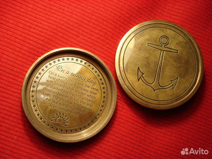 Компас 1862 Военный Корабельный Англия Лондон