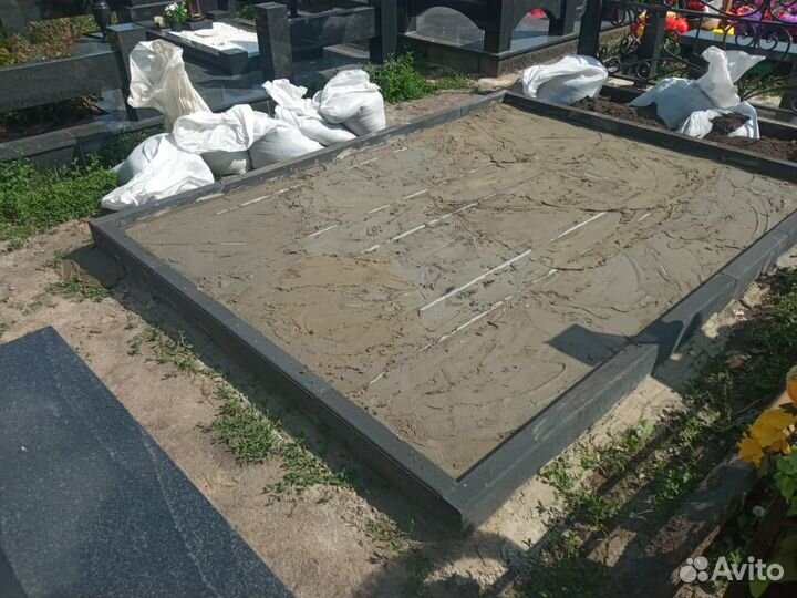 Благоустройство захоронения реставрация портрета