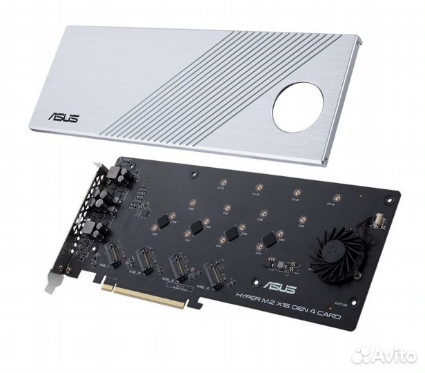 Контроллер Asus hyper M.2 X16 card