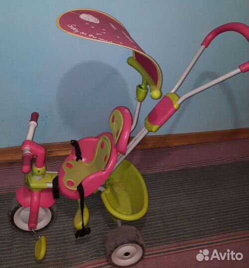 Трехколесный велосипед smoby