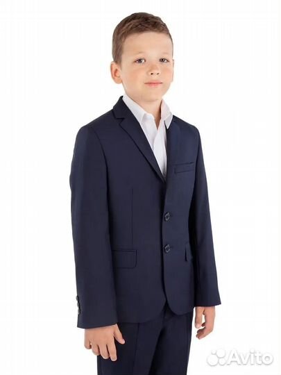 Костюм школьный синий р. 140