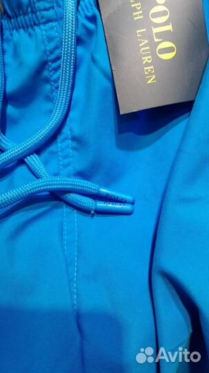 Шорты Polo Ralph Lauren с мокрым эффектом