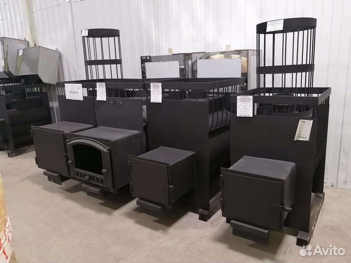 Печь дровяная банная