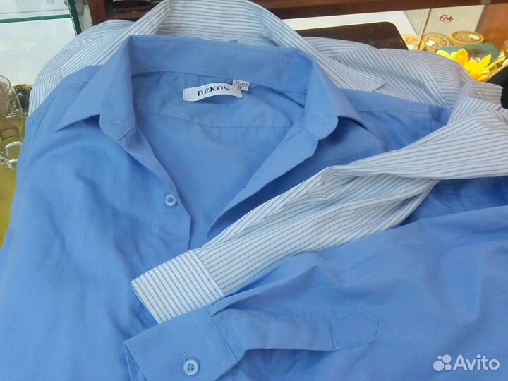 Рубашка школьная на мальчика 158