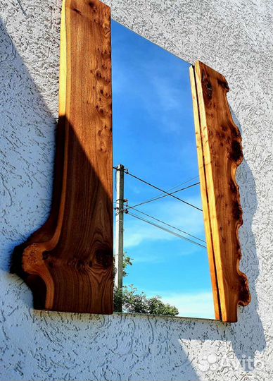 Зеркало из слэбов