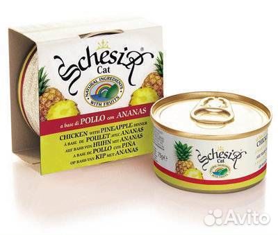Schesir влажный корм для кошек с цыпленком и анана