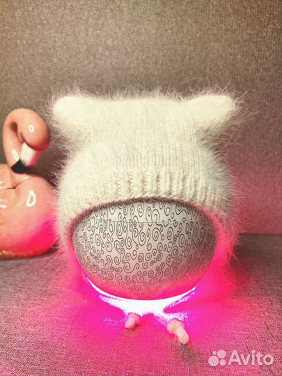 Шапка детская, чепчик, новая, из пуха норки