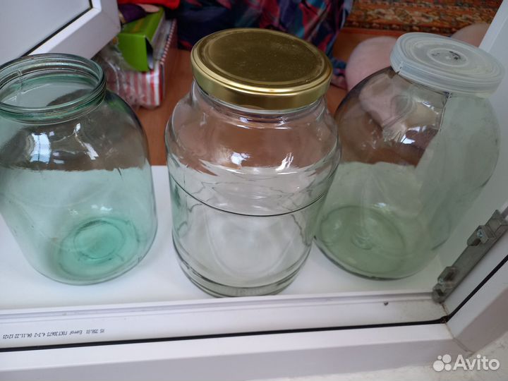 Банки стеклянные пакетом