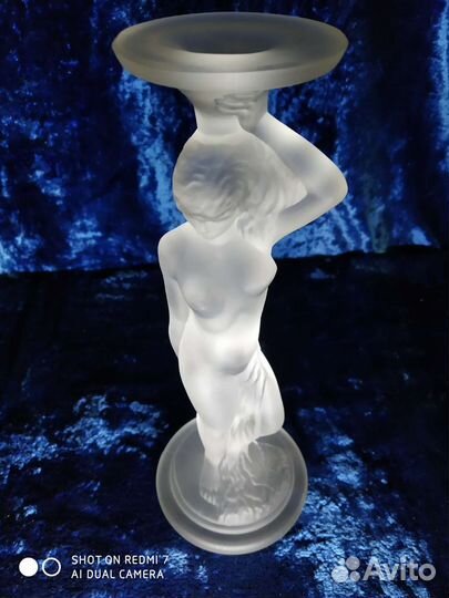 Подсвечники Матовый Хрусталь СССР