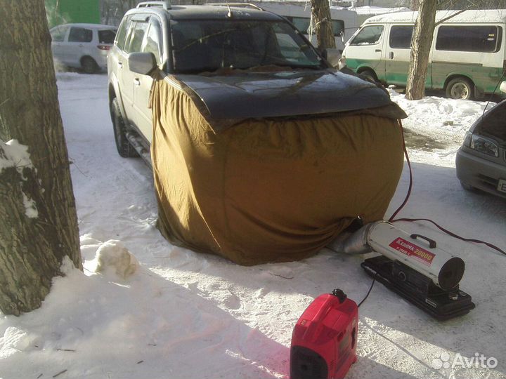 Отогрев разогрев прогрев авто, Прикурить авто 12 В