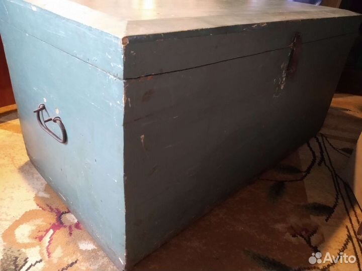 Сундук деревянный старинный, большой