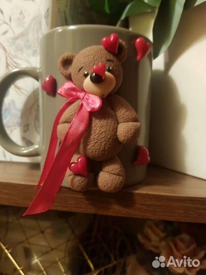 Декор кружек и ложек из полимерной глины