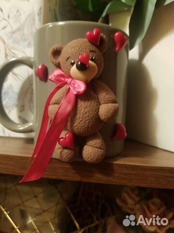 Декор кружек и ложек из полимерной глины