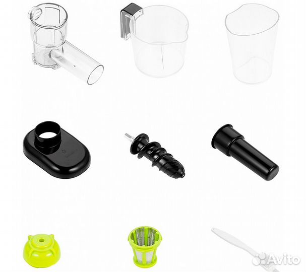 Соковыжималка шнековая Kitfort KT-1111-1 зеленый