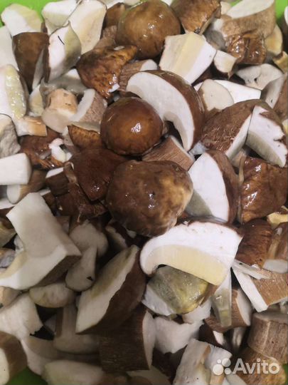 Грибы белые, лисички, подосиновики замороженные