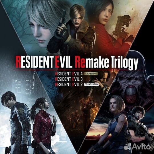 Resident Evil Remake Trilogy PS4/PS5 RU